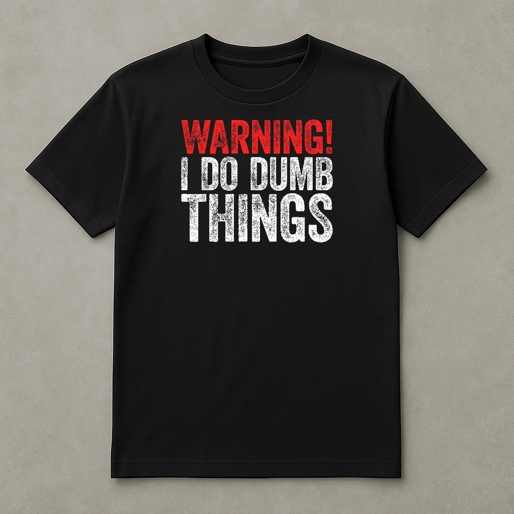 "Urban Stitch Tees" Unisex T-shirt Black Color Sarcastic Design